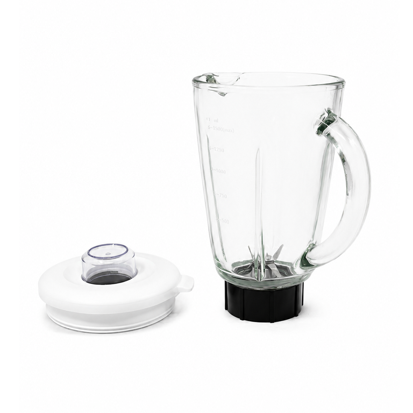 Vaso Completo de Licuadora Vidrio Decakila KMJB072W (Caja de 6 piezas)