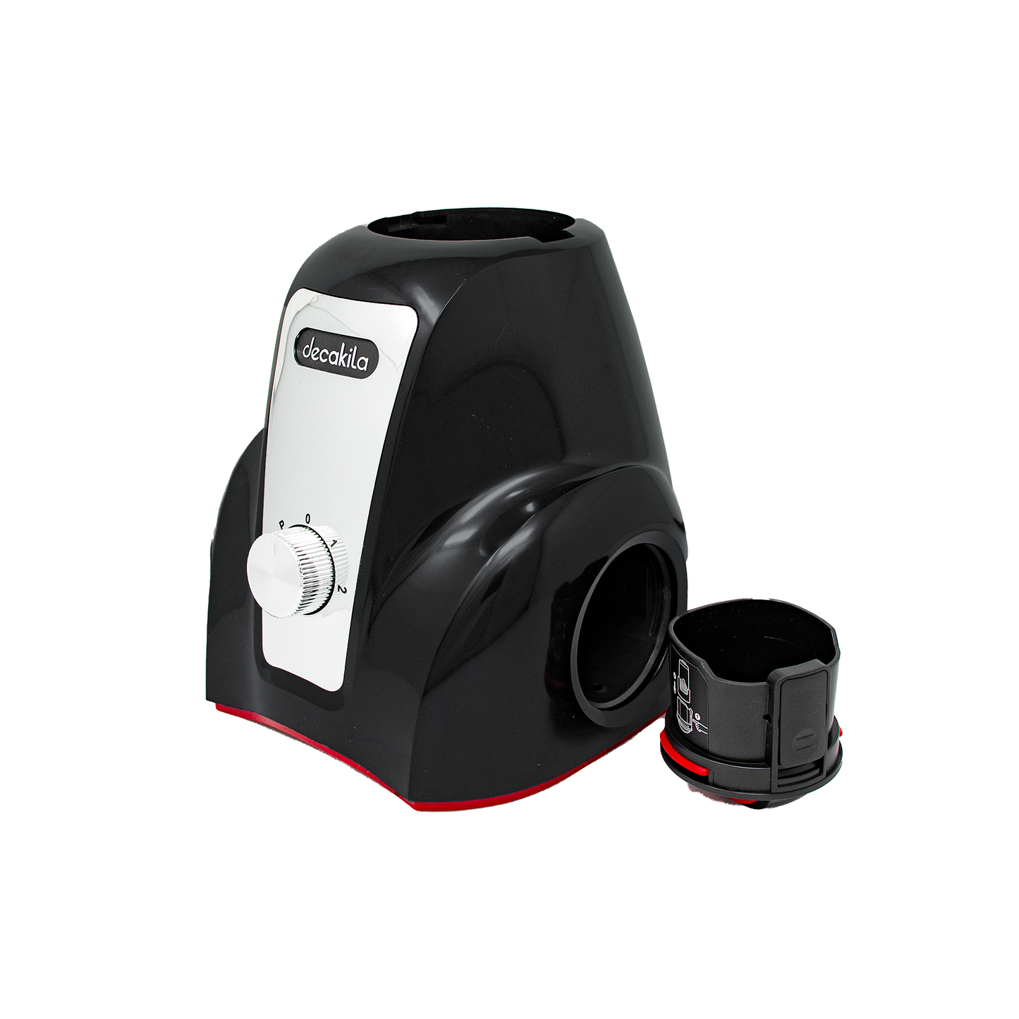 Licuadora 2 Velocidades Vaso de Plástico 1.5 L Inalámbrica de Batería Negro Decakila KMJB049B (Caja de 4 piezas)