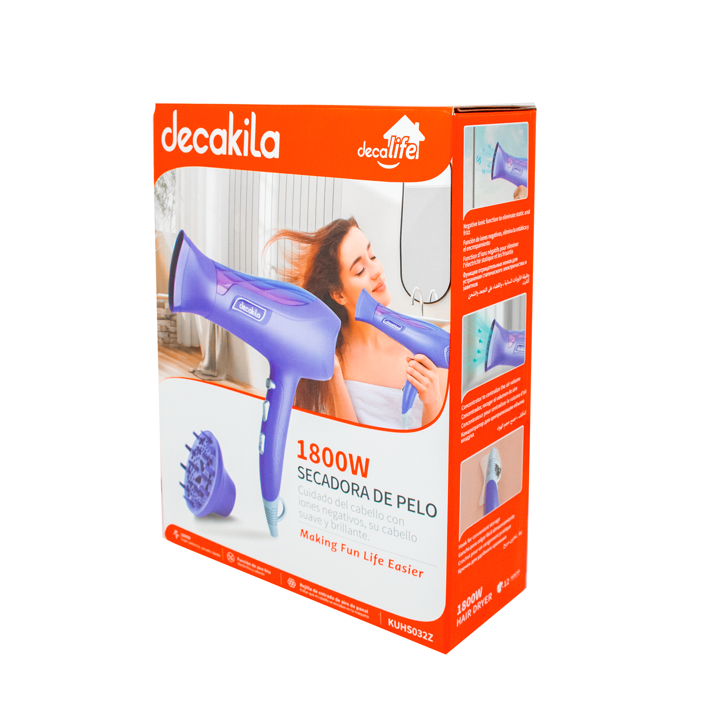 Secadora para Cabello Morada KUHS032Z
