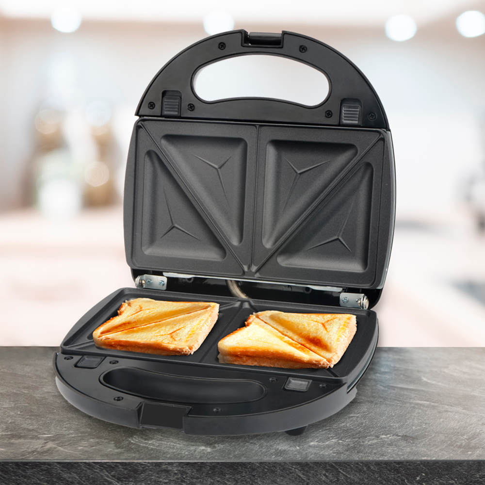 Sandwichera - Wafflera - 3 en 1 Placas Intercambiables 750 W Decakila KUEC048M