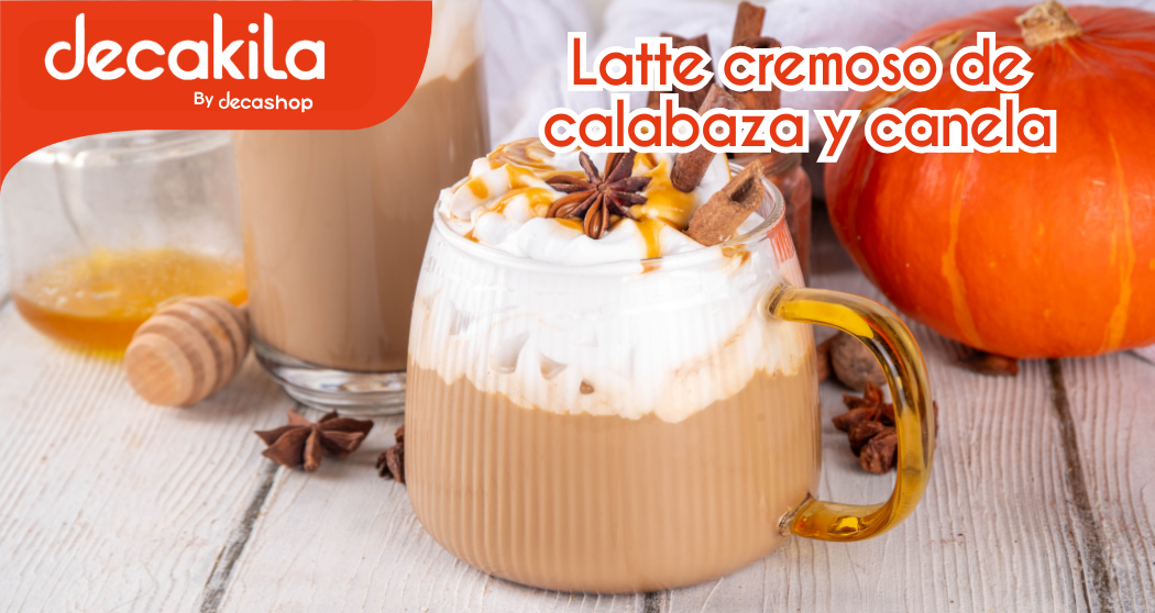 Latte cremoso de calabaza y canela: el sabor del otoño sin cables