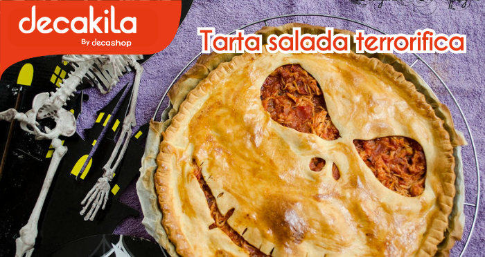 Tarta salada de halloween