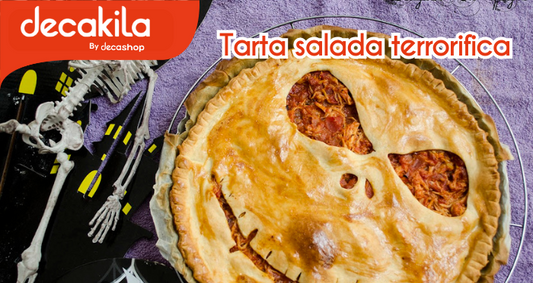 Tarta salada de halloween