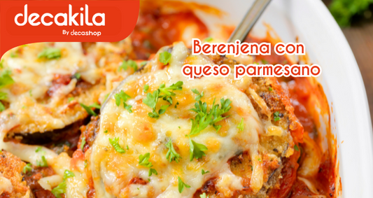 Berenjenas con queso parmesano en freidora de aire