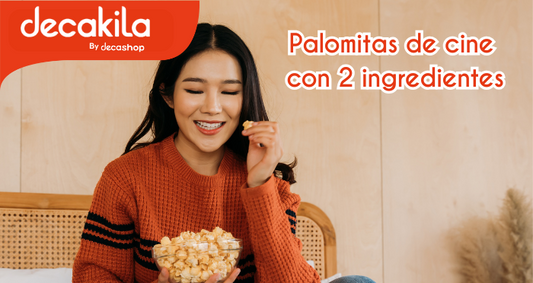 Palomitas de cine con 2 ingredientes