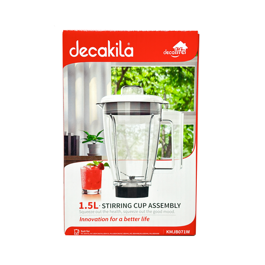 Vaso Completo de Licuadora Plástico Decakila KMJB071W (Caja de 6 piezas)