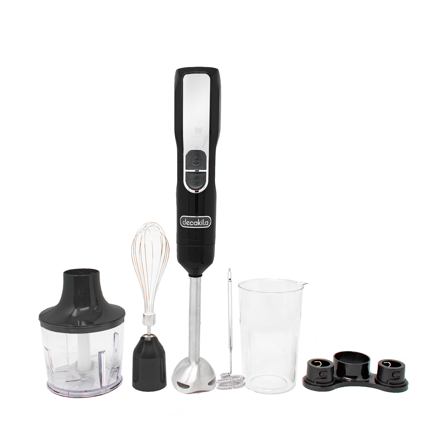 KMJB055B  Batidora de inmersión 5 en 1 con accesorios 2 velocidades Inalámbrica de Batería Negra Decakila  (Caja de 6 Piezas)