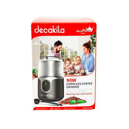 Molino de Café 40g Inalámbrico Negro Decakila KMCF022B (Caja de 12 Piezas)