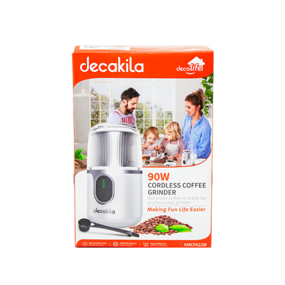 Molino de Café 40g Inalámbrico Blanco Decakila KMCF022W