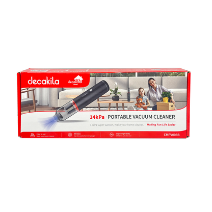 Aspiradora Manual Inalámbrica Negra Decakila CMPV003B (Caja con 25 piezas)