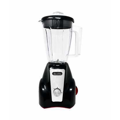 Licuadora 2 Velocidades Vaso de Plástico 1.5 L Inalámbrica con Batería Recargable Negro Decakila KUJB051B