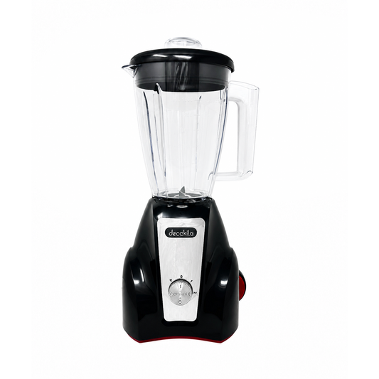 Licuadora 2 Velocidades Vaso de Plástico 1.5 L Inalámbrica con Batería Recargable Negro Decakila KUJB051B