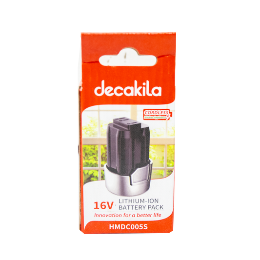 Batería de Litio de 16 V 2.0 Ah para Electrodómesticos Decakila (PAQUETE DE 20 PIEZAS)