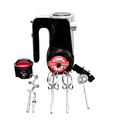 Batidora de Mano 7 Velocidades Inalámbrica con Batería Recargable Negra Decakila KUMX023B