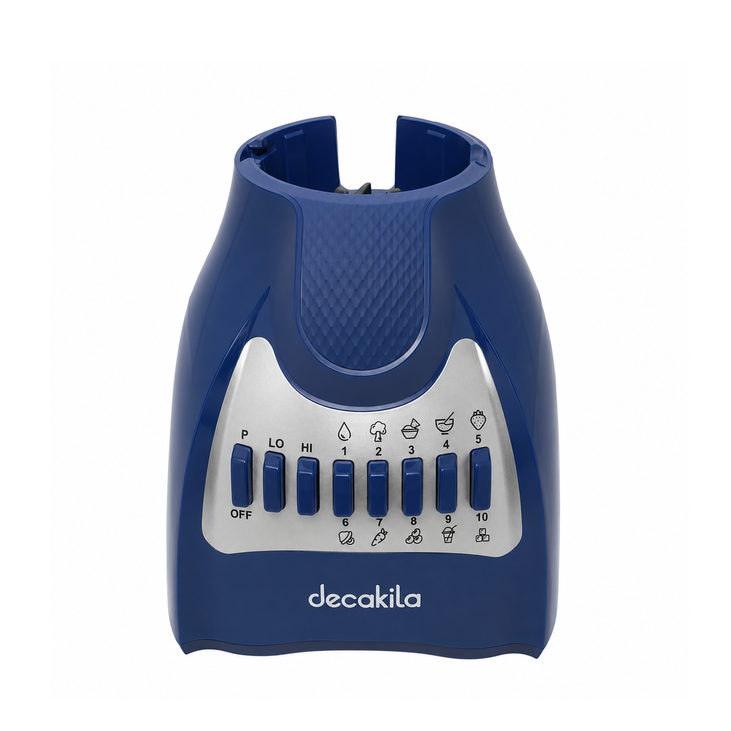 Licuadora 10 Velocidades Vaso de Vidrio Negra Decakila KUJB046L