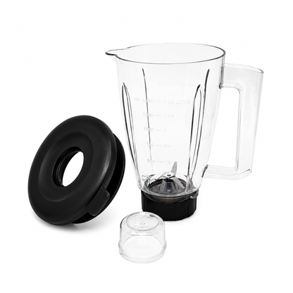 Licuadora 2 Velocidades + Pulso Vaso de Plástico Negra Decakila KUJB043B