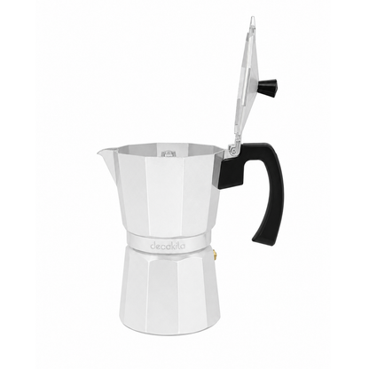 Cafetera de Expresso Italiana 9 Tazas de Aluminio Decakila KMCF025M