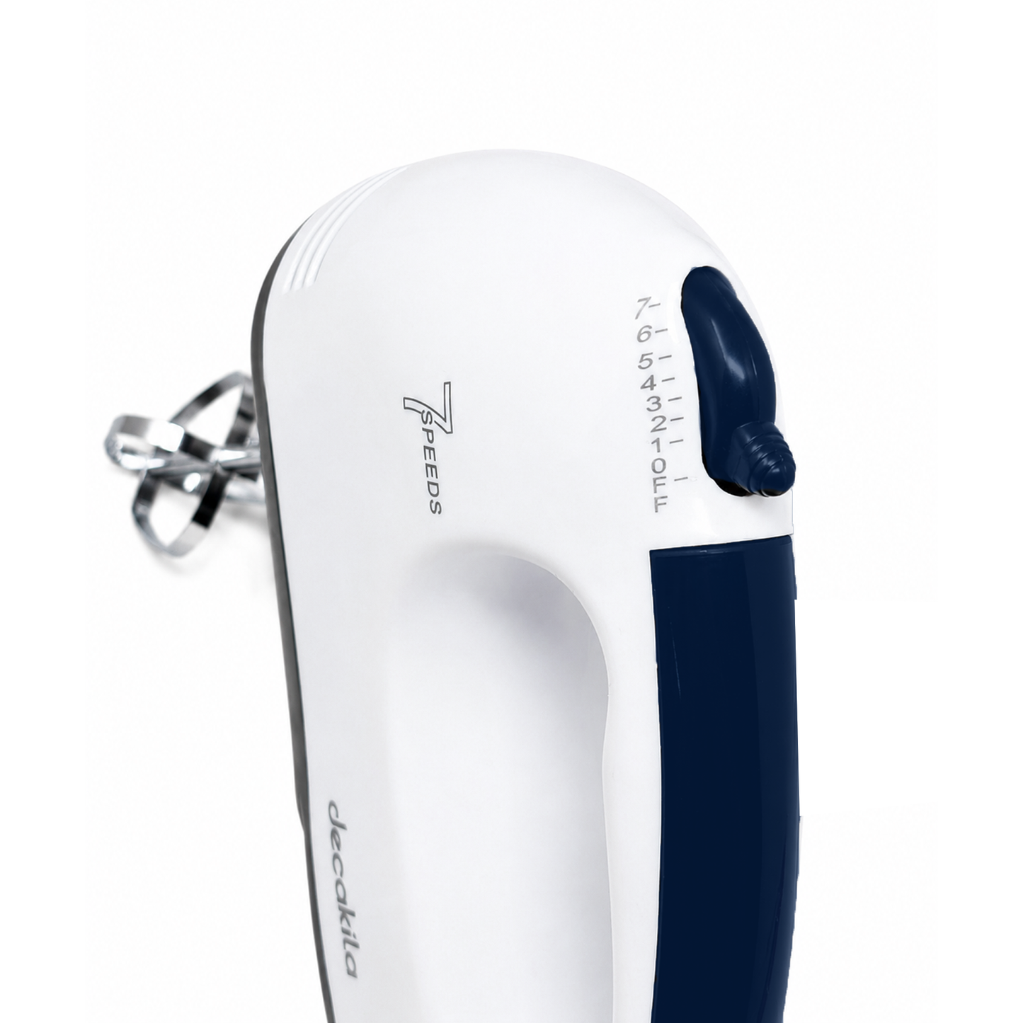 Batidora manual con accesorios blanca 7 velocidades Decakila KUMX016W