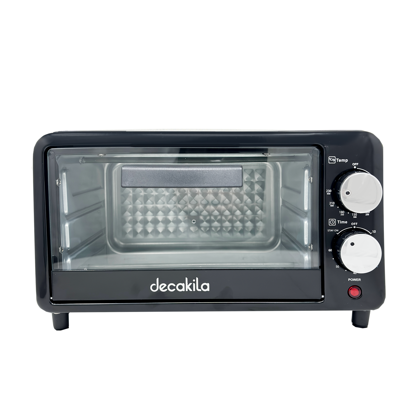 Horno Tostador Eléctrico 10 L Negro Decakila KUEV022B (Caja con 6 piezas)