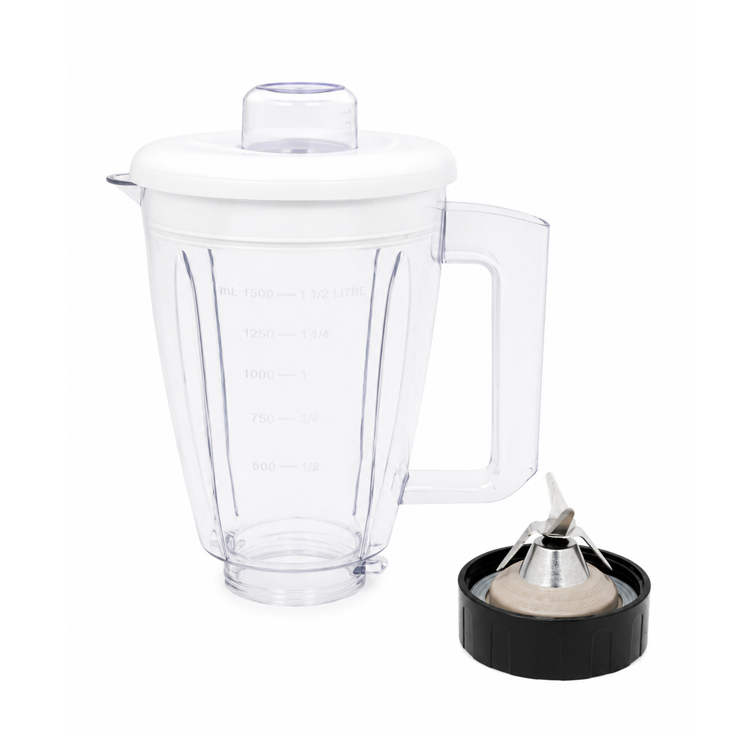Vaso Completo de Licuadora Plástico Decakila KMJB071W (Caja de 6 piezas)