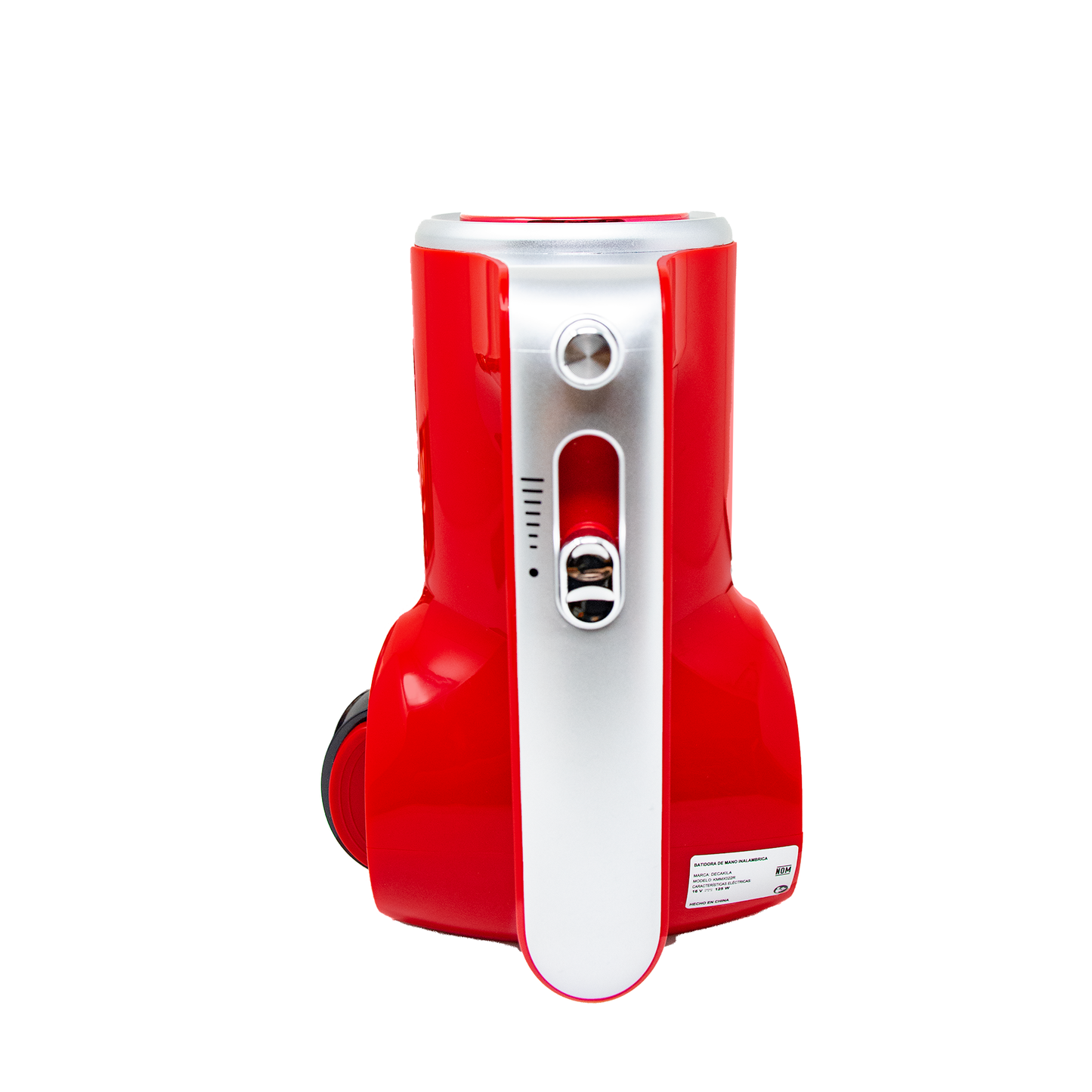 Batidora de Mano 7 Velocidades Inalámbrica de Batería Roja Decakila KMMX022R
