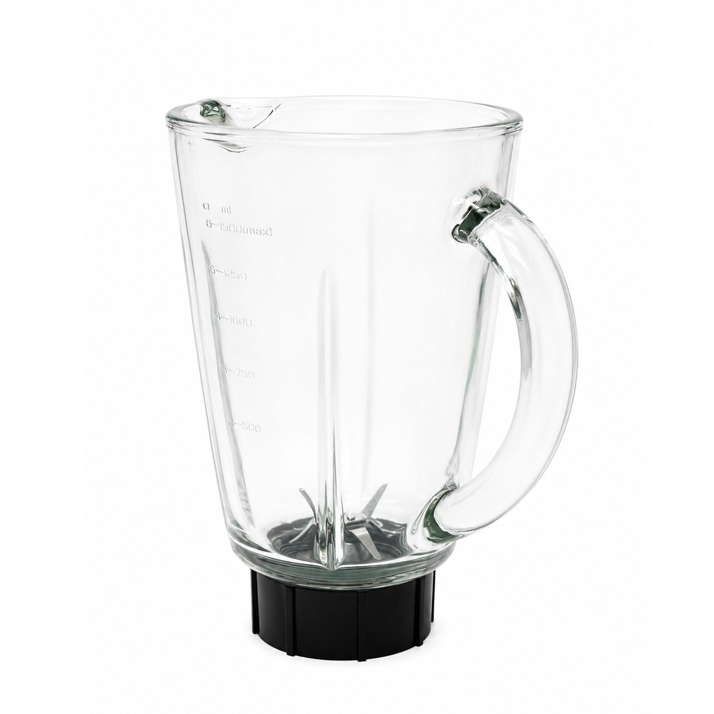 Vaso Completo de Licuadora Vidrio Decakila KMJB072W (Caja de 6 piezas)