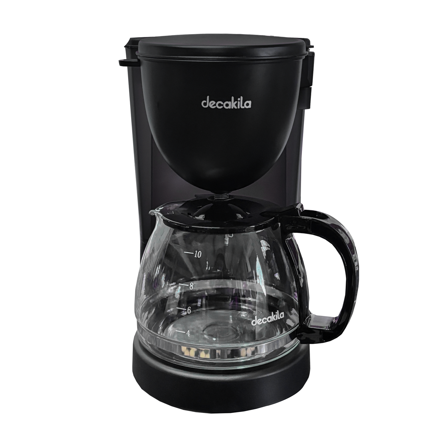 Cafetera de Goteo 10 Tazas (1.25 L) con Filtro Permanente Negra Decakila KUCF001B