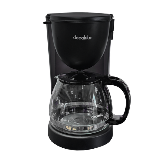 Cafetera de Goteo 10 Tazas (1.25 L) con Filtro Permanente Negra Decakila KUCF001B