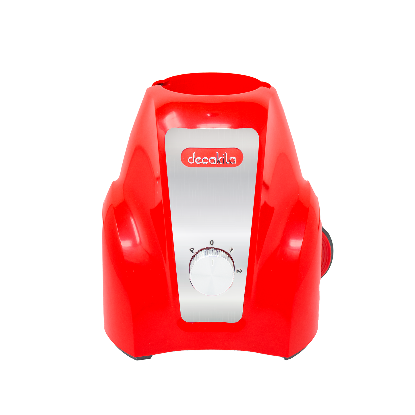 Licuadora 2 Velocidades Vaso de Vidrio 1.5 L Inalámbrica con Batería Recargable Roja Decakila KMJB050R (Caja con 4 piezas)