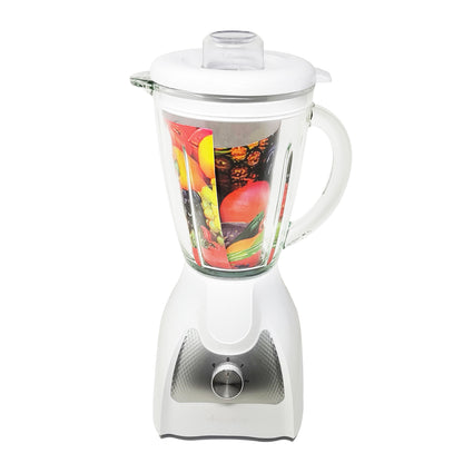 Licuadora 2 Velocidades + Pulso Vaso de Vidrio Blanco Decakila KUJB045W