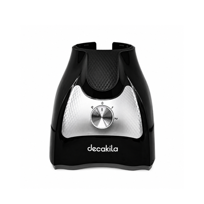 Licuadora 2 Velocidades + Pulso Vaso de Vidrio Negra Decakila KUJB045B