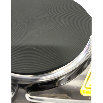 Parrilla Eléctrica Con Base Tipo Plato 1000W Negro Decakila KUCC004B (Caja con 12 Piezas)