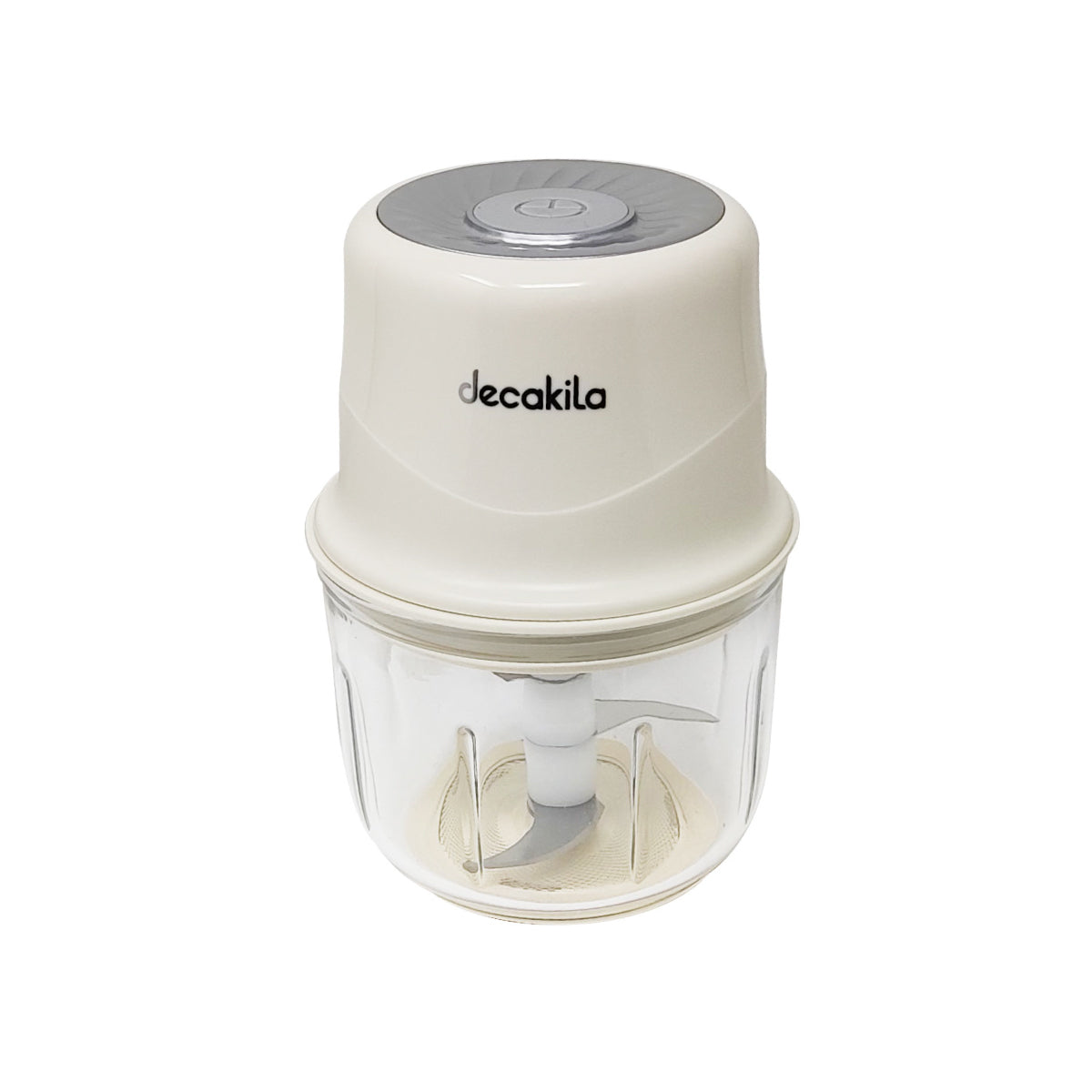 Mini Procesador de Alimentos Inalámbrico Blanco Decakila KMMG008E (Caja de 15 Piezas)
