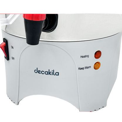 Cafetera Percoladora 50 Tazas (7.4 L) Acero Inoxidable Decakila KUKT024M (Caja con 4 Piezas)