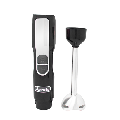 Batidora de inmersión 5 en 1 con accesorios 2 velocidades Inalámbrica de Batería Negra Decakila KMJB055B