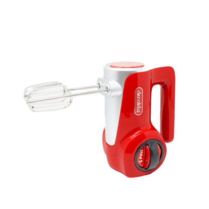 Batidora de Mano 7 Velocidades Inalámbrica de Batería Roja Decakila KMMX022R