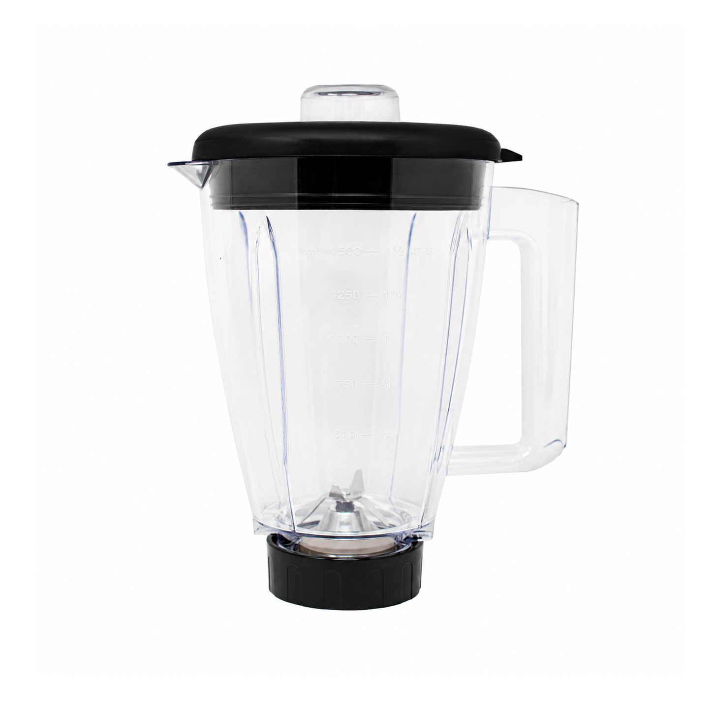 Licuadora 10 Velocidades Vaso de Plástico Negra Decakila KUJB044B (Caja de 4 piezas)