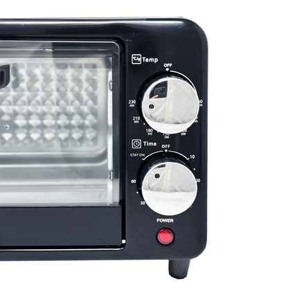 Horno Tostador Eléctrico 10 L Negro Decakila KUEV022B (Caja con 6 piezas)