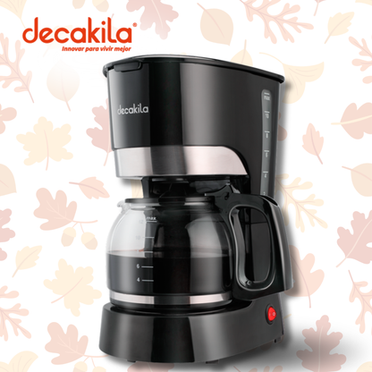 Cafetera de Goteo 12 Tazas (1.5 L) 900 W Negro Decakila KUCF012B