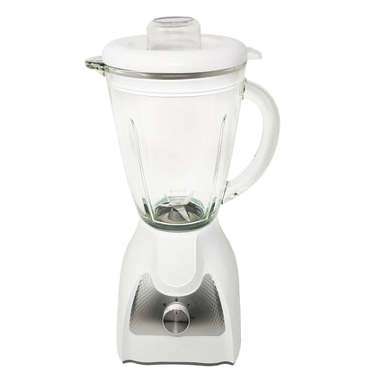 Licuadora 2 Velocidades + Pulso Vaso de Vidrio Blanco Decakila KUJB045W