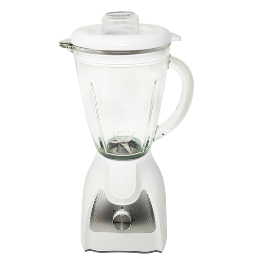 Licuadora 2 Velocidades + Pulso Vaso de Vidrio Blanco Decakila KUJB045W