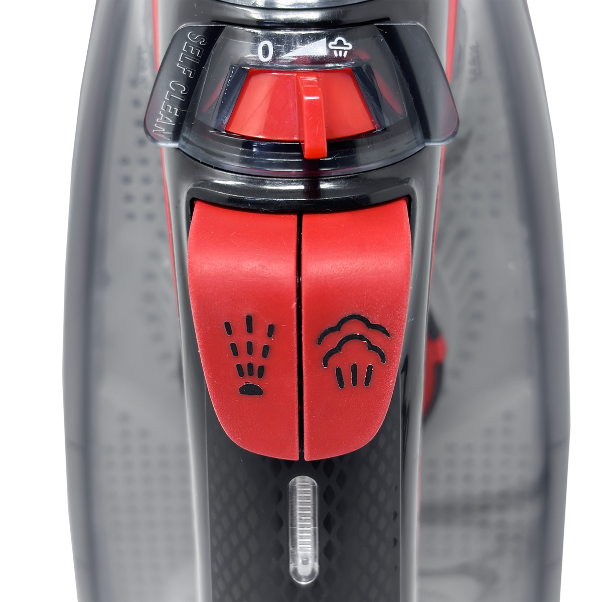 Plancha de Vapor Suela Antiadherente 1700 W Negro/Rojo Decakila KUEN001W