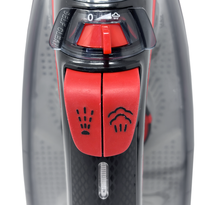 Plancha de Vapor Suela Antiadherente 1700 W Negro/Rojo Decakila KUEN001W