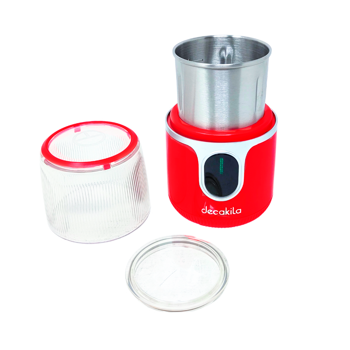 Molino de Café 40g Inalámbrico Rojo Decakila KMCF022R (CAJA DE 12 PIEZAS)