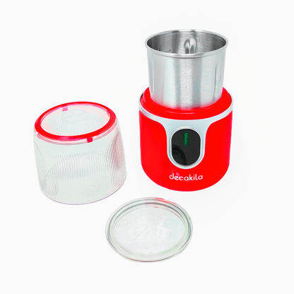 Molino de Café 40g Inalámbrico Rojo Decakila KMCF022R