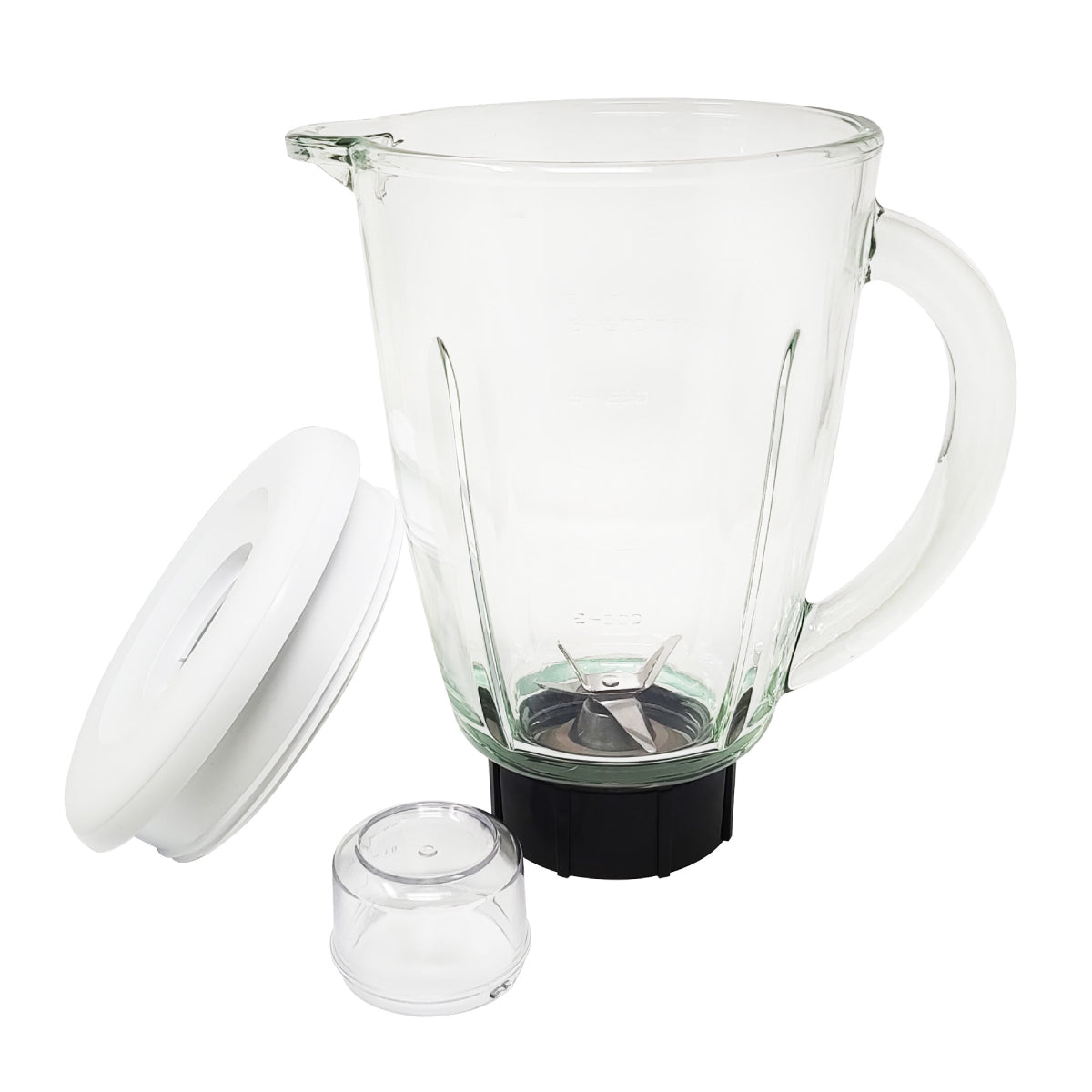 Licuadora 2 Velocidades + Pulso Vaso de Vidrio Blanco Decakila KUJB045W