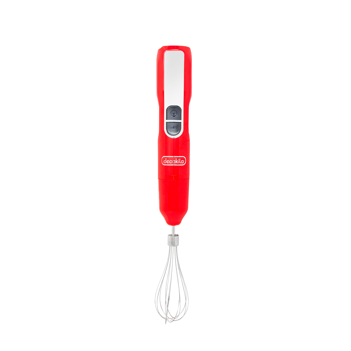 Batidora de inmersión 5 en 1 con accesorios 2 velocidades Inalámbrica de Batería Roja Decakila KMJB055R (Caja de 6 Piezas)