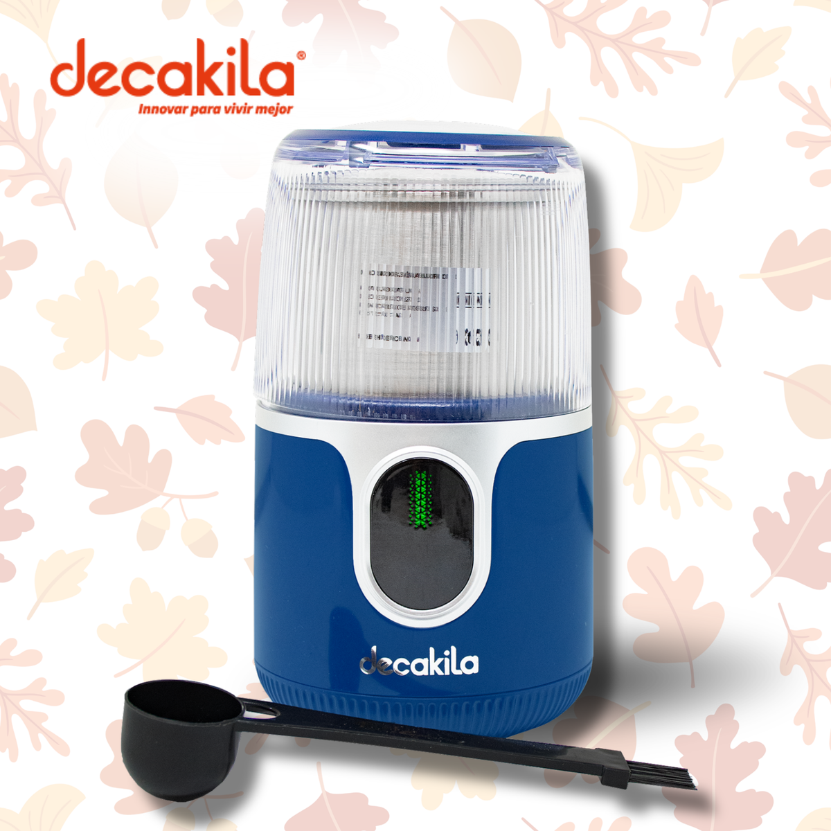 Molino de Café 40g Inalámbrico Azul Decakila KMCF022L