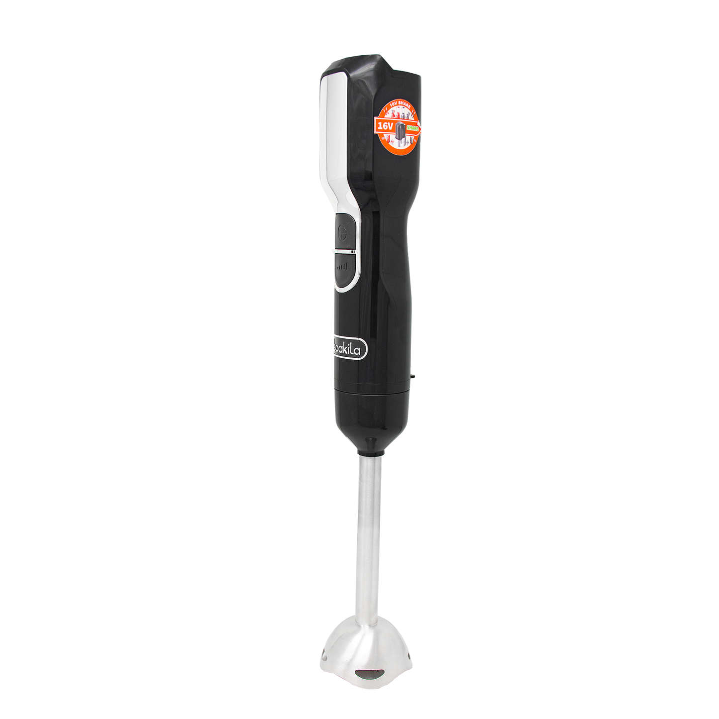 Batidora de inmersión 5 en 1 con accesorios 2 velocidades Inalámbrica de Batería Negra Decakila KMJB055B