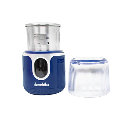 Molino de Café 40g Inalámbrico Azul Decakila KMCF022L (Caja de 12 Piezas)